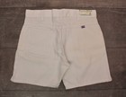 Men s Vtg Nos 1960s White Cotton Ely Shorts Sz 32 60s
