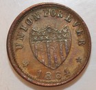 1863 Patriotic Civil War Token  51 342