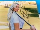 Paige Spiranac Golf Sexy Signed Auto 8x10 Photo Beckett Bas Coa