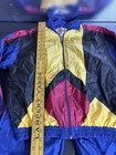 Vintage Industrie World Track Suit Youth Large Colorblock Nylon Jacket Pants 90s