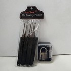 Clear Padlock With Keys Locksmith Training  Tool W 8 Piece Pick Set