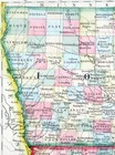 1863 Iowa And Missouri   S a mitchell Original Antique Hand-colored Map