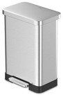 20 Gallon Waste Garbage Trash Can Step On Kitchen Stainless Steel Non Skid Base