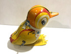 Vintage 1950 s Tps Tin Litho Mechanical Wind Up  Large Pecking Bird Peep
