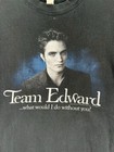 Vintage The Twilight Saga New Moon Shirt Womens Baby Tee Team Edward Cullen Sz L