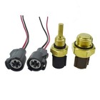 4pcs Engine Coolant Fan Temperature Sensor Switch Set For Honda Cr-v Civic Acura