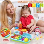 Baby Toys 12-18 Months Hammer Pounding Xylophone Kids Gifts For 1 2 3  Year Old 