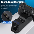 For Ps4 Controller Fast Charger Dual Dock Charging Station For Playstation 4