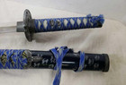 Samurai Silver Steel Sword Handmade And Decorated
