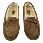 Ugg Women s Dakota Slipper Suede Leather Moccasins 5612  Espresso Brown- Size 7