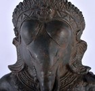 An Early 20th Century Indian Bronze Figure Of Ganesha Balancing On One Leg