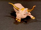 Vtg Walker Hagen Renaker    holy Cow    Figurine Longhorn Porcelain 1950   s Usa 4 5x3
