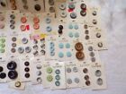 Vintage Assortment Of Buttons Various Sizes   Two Rings