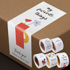 Thank You Stickers Round Roll Business Labels For Envelops Baking Gift Packaging