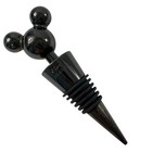 Disney Parks Mickey Mouse Wine Bottle Stopper Black Metal New