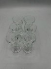 Vtg Val St Lambert Riviera Sherry Liqueur Crystal Clear Stem Glass 4    Set Of 6