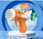 Bubble Machine Gun For Kids Toddlers With Bubble Solution  Toys For 3-8 Year Old