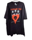 Alkaline Trio Punk Rock Band T Shirt 2005 Skeletons Skull Black Size 3x