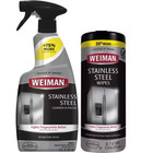 Stainless Steel Cleaner Wipes And Polish Spray  Weiman Appliance  Streak Free