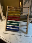 Ikea- Wood Beads Abacus Children s Educational Math Learn Count 10 Rows