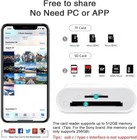 Memory Card Reader Supports Sd And Tf Card Trail Camera Viewer For Iphone Ipad