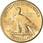 Us Gold  10 Indian Head Eagle - Au Condition - Random Date 