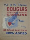 Wwii Douglas Aviation Gasoline Ad Proof Dash Card Landis Collection Original Art
