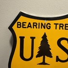 Rare Vintage Metal Us Forestry Service Tree Sign Tree Badge Never Hung Nos