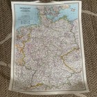 Vintage Lot National Geographic Map  Poster Roman Empire  New World British Maps