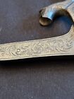 Great  Antique 19th Century Finely Engraved Left Hand Percussion Lock