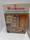 Vintage Am Radio Toilet Paper Roll Holder dispenser Westminster White Bathroom