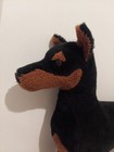 Vtg Dakin Doberman Pinscher Plush Dog Realistic Standing Stuffed Animal 22 