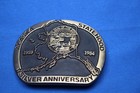 1984 Alaska Statehood Silver Anniversary Belt Buckle