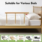 Bed Guard Rail Seniors Safety Bed Handrail Elderly Adults Foldable Rail Assist