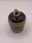 Antique Stoneware Advertising Mini Jug Compliments Hall  Conley  Boyce  Hooker