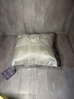 New Wedding Ring Bearer Pillow Whitefloral Satin Flowers Bridal Pillow 9   x9    A32
