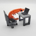 Moc Building Block Shrimp Model Figurines  Puzzle Assembly  Boys And Girls Rando