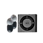 New Swim Ipod Shuffle Mp3   Earphones   Buds 100  Waterproof -  Platinum Bundle