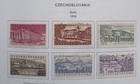Czechoslovakia- 1958 - 59 -  Lot Of Stamps  On Album Page - Used