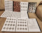 Set Of 4 He Harris Coin Folders Albums Books  2674  2685  2691  2700 Assorted