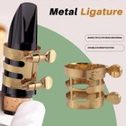 Metal Ligature Alto Sax Clarinet Mouthpiece Ligature Clip For Alto2230