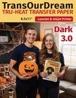 Iron-on Heat Transfer Paper For Dark T-shirts - 10 Sheets 8 5x11  Htv Vinyl For