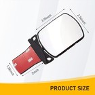 1 Pc Car Interior Rearview Mirror Auxiliary Mirror  Rotatable And Adjustable 