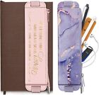  2 Pack  Adjustable Elastic Band Pencil Case Pen Holder For Notebook Tablets