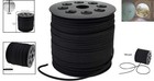 Versatile 100 Yards Black Faux Suede Cord For Elegant Jewelry Making Projects