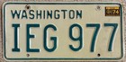 Gorgeous High Quality Pair Of 1974 Washington Passenger Vehicle License Plates