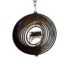 Black Train Wind Spinner   12  Windspinner   Wind Spinner 