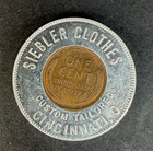 Siebler Clothing Company -cincinnati  Oh  1945 Encased Wheat Penny Token