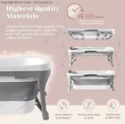 Portable Bathtub For Adult Large 56 in Foldable Collapsible Tub Soaking Bath