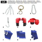 4ft Punch Bag Heavy Punching Bags Kick Boxing Mma Training Gloves Equipment